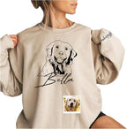 Custom Sweatshirts Design Your Own Personalized Sweatshirt For Women Gift For Dog Owner Dog Lovers for Christmas