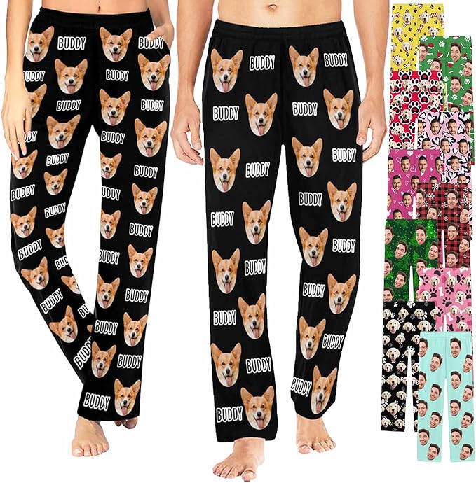 Custom Pajama Pants Customized Pajamas For Men Women Funny Xmas Pjs