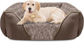 INVENHO Large Dog Bed Rectangle Washable Orthopedic Soft Calming Sleeping Durable Pet Cuddler with Anti-Slip Bottom