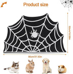 Halloween Pet Mat for Food and Water, Pet Feeding Mat for Dog Cat Bowl Absorbent Anti-Stain Non-Slip Quick Dry Easy Clean Floor Placemat, Pets Accessories Indoor (20 * 31.5 in)