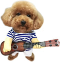 NACOCO Pet Guitar Costume Dog Costumes Cat Halloween Christmas Cosplay Party Funny Outfit Clothes (L)