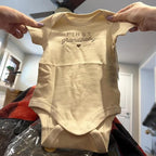 COUPLEHOODIES Personalized Baby Onesie Bodysuit – Custom Embroidery Gift for Pregnancy Reveal Baby Shower or First Grandchild