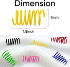 AGYM 6Colors Plastic Spring Cat Toys, 90 Pack Spiral Springs for Indoor Cats to Swat, Bite, Hunt, Interactive Toys for Cats and Kittens