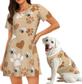 Personalized Matching Dog and Owner Clothes Separately Sold, Custom Face Nightgown for Women Dogs