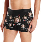 M YESCUSTOM Custom Boxers Briefs for Men Personalized Boxers with Face Mens Funny Underwear with Photo XS-5XL