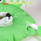 BEAUTYZOO Cat Cone Collar Soft, Cat Donut Recovery Collar after Surgery to Stop Licking, Kitten E Collars Neck Pillow Cone for Cats, Adjustable Elizabeth Pet Collars for Puppy Small Dogs, Green Frog S