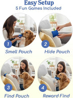 Race&Herd Original Dog Scent Training Kit, Scent Work Training Kit for Dogs - Nosework for Dog Mental Stimulation Agility Training Equipment for Dogs, Brain Games Smell Training Kit for Loss of Smell