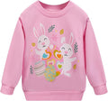 RETSUGO Toddler Baby Girls Sweatshirts Casual Pullover Crewneck Winter Long Sleeve Tops Shirts Clothes 3T-8T