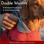 Waterproof & Windproof Dachshund Jackets with Adjustable Bands, Thick Weiner Vest Clothes for Large Sausage Dog, Weenie Winter Puffer Coat, Outdoor Snowsuit for Dachshunds, Small Medium Dog(Red, L)