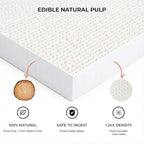 Cardboard Cat Scratcher Box & Bed – Heavy Duty Cat Scratch Pad for Indoor Cats, White Wood-Pulp Cat Scratching Board with Durable Cardboard cat Box, Low-Mess Cat Lounge House