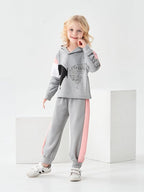 Toddler Baby Girls Clothes Long-sleeve Tie Dye Hoodie Sweatshirt Pants Hooded Outfit Set
