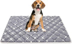 Bubble bear Dog Crate Pad - Ultra Soft, Washable Crate Mat, Anti-Slip Kennel Pad for Small/Medium/Large Dogs, Dark-Hued to Hide Stains (36"x23")