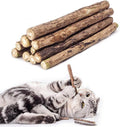 10 PCS Cat Catnip Sticks, Natural Matatabi Silvervine Sticks - Cleaning Teeth Molar Tools Kitten Chew Toy Natural Catnip Cats Toy
