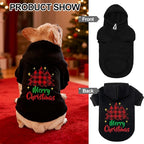 EXPAWLORER Dog Hoodie-Soft and Warm Dog Sweaters, Pet Clothes Autumn Winter Coat Sweatshirt with Christmas Theme Print for Puppy,Cat, Small Medium Large Dogs