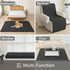 Muamar Dog Bed Cover Sofa Protector,Anti Slip Waterproof Sofa Covers for Living Room Couch Covers,Sofa Mat,Seat Cover, Dog Mat,Pet Pad for Furniture 1 Piece (30x70 inch, Black)