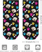 Personalized Ankle Socks with Face Custom Photo Socks Low Cut Ankle Socks Athletic Socks Valentine's Day Gifts for Women Men