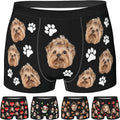 Personalized Underwear for Men with Face Custom Face Boxers Customized Boxer Briefs Funny Gifts for Him Husband Boyfriend