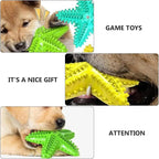 Chew Toy for Dog Toothbrush Stick Dog Toys for Aggressive Chewers Interactive Toys Treats Tough Toy to Keep Them Busy Chew Toys for Small Dogs (Star Toy - Yellow)
