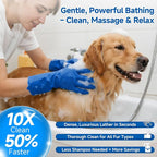 Pet Steam Brush for Dog & Cat – 3-in-1 Spray Hair Removal Comb for Shedding & Grooming Water-Free Shampoo, Bath Gloves,Bath Brush, Tooth & Ear Brush, Towel (10PCS)