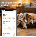 ROTX Dog GPS Tracker Real-time Tracker Alerts Virtual Fence Location for Pet Over 11.06lbs Dog Cat Collar Attachment of Random Color Subscription Required Waterproof IP67 Health & Wellness White