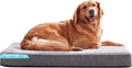 Orthopedic Memory Foam Dog Bed, Cooling Dog Beds Waterproof Pet Bed for Crate with Removable Washable Cover, L(35inch,65Lbs)