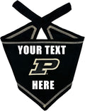 Pets First NCAA Purdue Boilermakers Personalized Tie Around Bandana for Dogs & Cats, Size Large/X-Large. Custom Dog Bandana Scarf Bib for Cat Dog. The Ultimate Game-Day & Party Customizable Bandana
