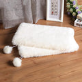 SHENGOCASE 2-Pack 16" x 23.6" Faux Rabbit Fur Cat Dog Bed Cushion, Soft and Non-Shedding