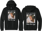 Personalized Clothing with Your Photo Custom T-Shirts, Sweatshirts & Hoodies Add Text or Logo Front