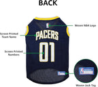 Pets First NBA INDIANA PACERS DOG Jersey, Small - Tank Top Basketball Pet Jersey