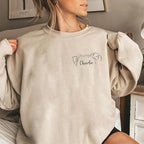 Noni Personalized Portrait Hoodie or Sweatshirt with Dog Cat Photo, Custom Sweatshirt with Drawing and Name, Unique Gift for Dog Mom Dad, Animal Lover Birthday