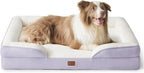 Bedsure L Plus Orthopedic Dog Bed for Large Dogs - Washable Dog Cat Bed Waterproof, L Plus Big Comfort Dogs Couch Sofa with Washable Removable Cover, Pet Bed with Nonskid Bottom, Lavender, 38"