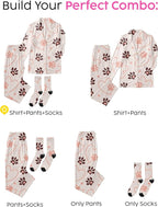 Printualist Personalized Pajamas with Faces – Custom Photo Pajama Sets for Men Women Family Pet Matching Couple Pjs Xmas Gift