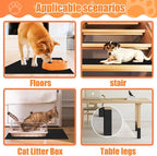 Pet Nail Self Adhesive Replacement Emery Paper Fits Most Dog Scratch Pad Cat Litter Box DIY on The Places Where Pets Like to Scratch Alternatives to Cat and Dog Nail Clippers (10in*13ft, White)