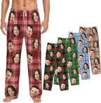 Personalized Pajamas Pants with Photo for Men Women, Custom Pajama Pants Anniversary, Mens Pajama Pants with Pockets