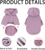 Custom Dog Hoodie, Personalized Sweatshirt with Photo Text Name Logo, Customized Hooded Sweater for Small Medium Large Dogs & Cats (Purple, XXXXX-Large)