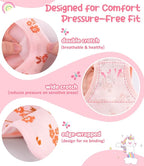 Girls and Toddlers 100% Cotton Underwear Tagless Soft Panties Size 2-3T,4-5T,6,8,10,12 (6-Pack)