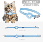 Cat Tracker, Lightweight Pet Tracker for Cats, Cat GPS Tracker Compatible with Apple Find My App(Only iOS), Real-Time Tracking, Precise Positioning, No Monthly Fee