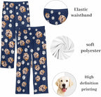 Custom Couple Pajama Pants Sock with Funny Face, Personalized PJ Anniversary Birthday Women Men Pants