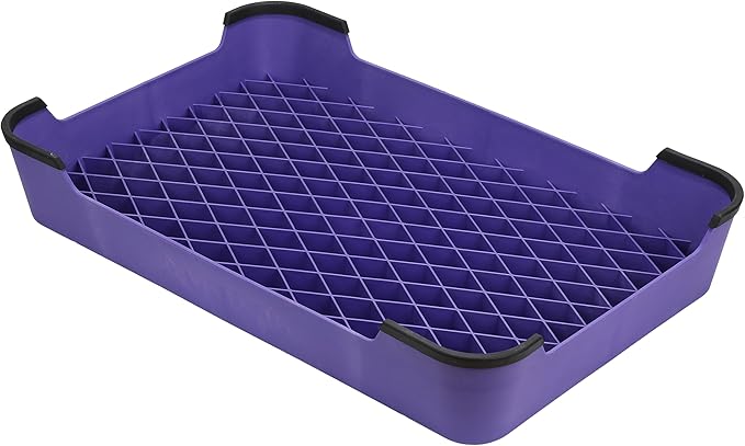 HUNTMARK Dog Training Place Board - Durable Hunting Dog Training Platform - Non-Skid Surface and Nonslip Feet - Stackable, Portable Agility Platform - Modern Puppy Trainer Equipment (Purple)