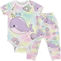 Baby Clothes Set Infant Bodysuits Pants Sets 0-24M For Boys Girls