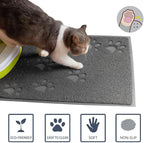 Bulk buys Cat Litter Mat. Traps Litter. Soft Non-Slip Surface. Easy to Clean. 11.5 x 15.75 in Gray Mat for Litter Box Area