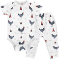 Baby Clothes Set Infant Bodysuits Pants Sets 0-24M For Boys Girls