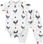 Baby Clothes Set Infant Bodysuits Pants Sets 0-24M For Boys Girls