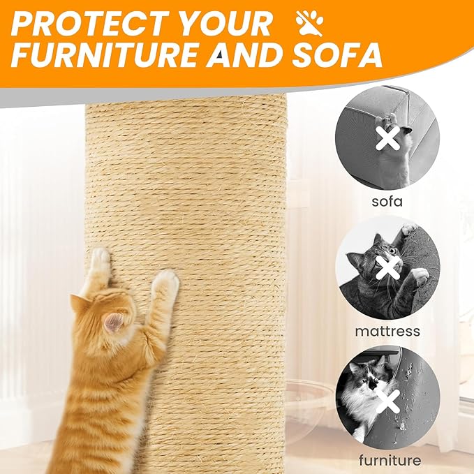 Cat Tree with Litter Box, Wood Litter Box Enclosure with Food Station, Modern Cat Tower for Indoor Large Cats with Large Platform,Cat Condo with Scratching Posts, Hammock, Caves, Basket,Grey