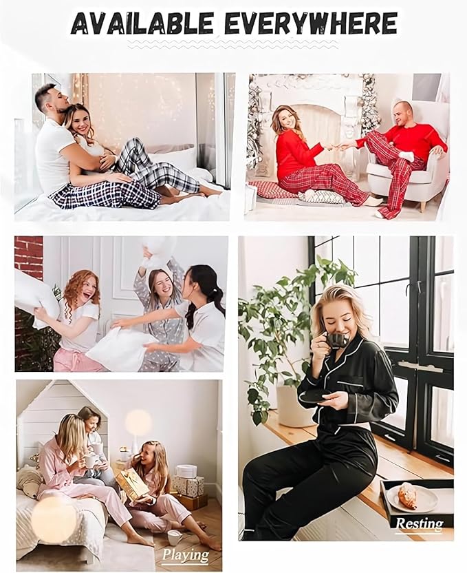 Custom Pajama Pants Customized Pajamas For Men Women Funny Xmas Pjs