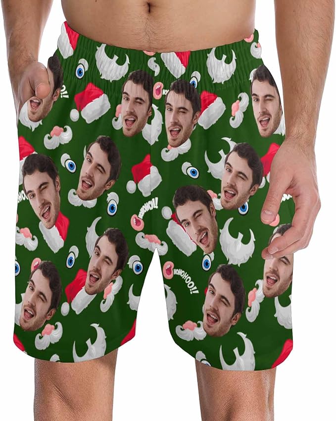 Custom Pajama Pants for Men, Personalized PJ Pants with Photos, Custom Mens Pajama Shorts, Gifts for Dad Husband