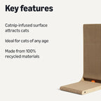 Amazon Basics New L-Shaped Cat Scratch Post, 16.5" x 11.4" x 26.8"