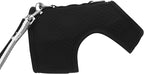 Cat Harness and Leash for Walking Escape Proof Breathable Mesh Fabric, Solid Black, XX-Large, Adjustable Cat Walking Jackets, Padded Stylish Cat Vest