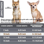 HOWWFALY Dog Collar and Cat Chain Necklace Stainless Steel Adjustable 18K Gold Heart-Shaped Necklace for Small Pets Cats Kitten Puppy (Gold, 10 inch)