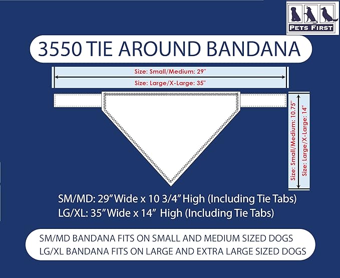 Pets First MLB Houston Astros TIE Bandana, Small/Medium. Dog Bandana Scarf Bib for Pet Cat Dog. The Ultimate Game-Day, Party Bandanna, Birthday Event